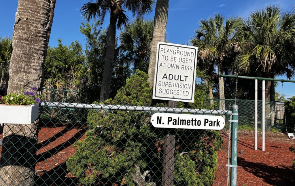flagler fl, palmetto park and playground