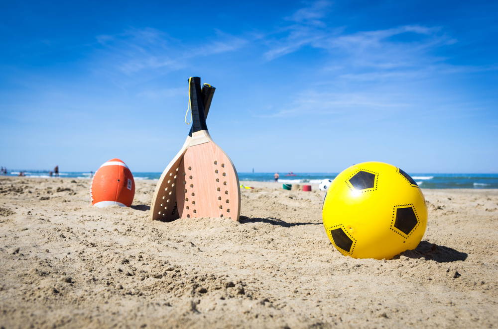 flagler fl, popular beach games, football, volleyball, beach tennis, and more