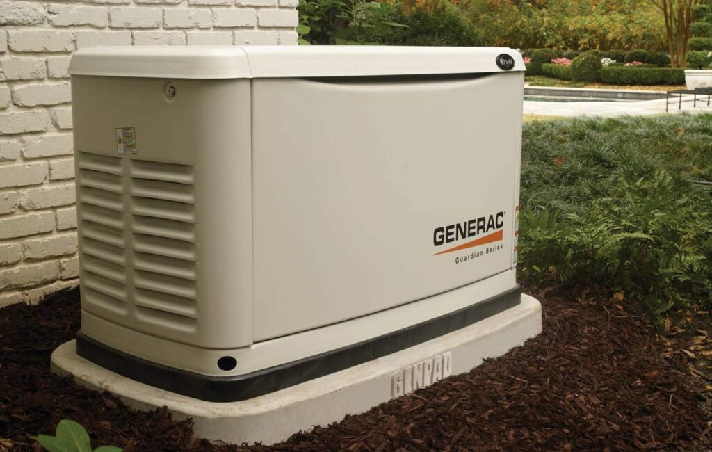 FLAGLER FL, Choosing a Home Generator, EXAMPLE GENERAC GENERATOR