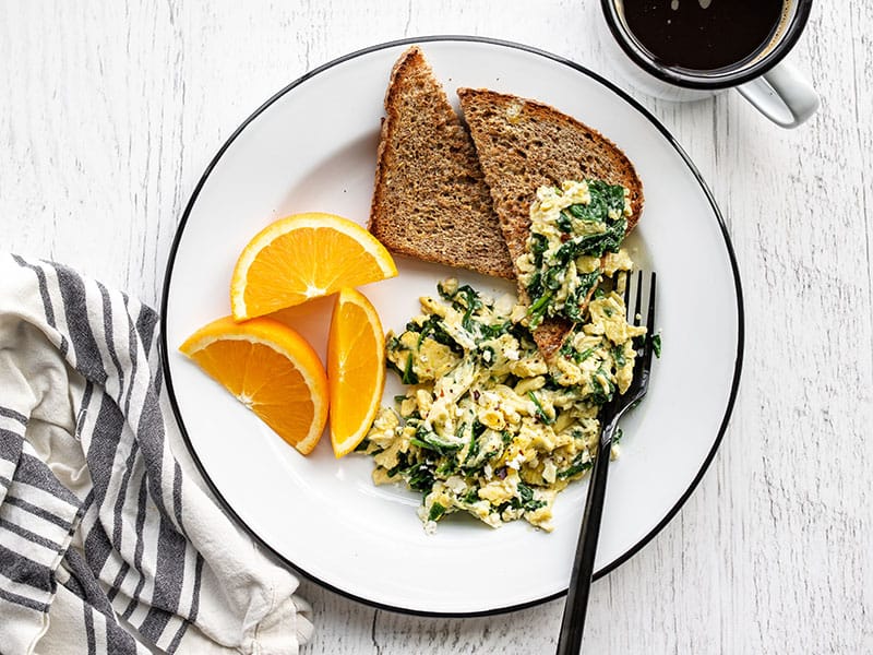 flagler fl, Breakfast Ideas for Diabetes, Spinach and Feta Egg White Scramble