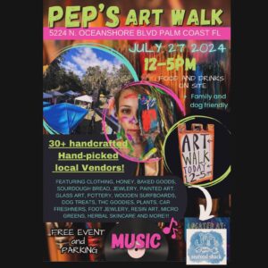Flagler FL, peps art walk
