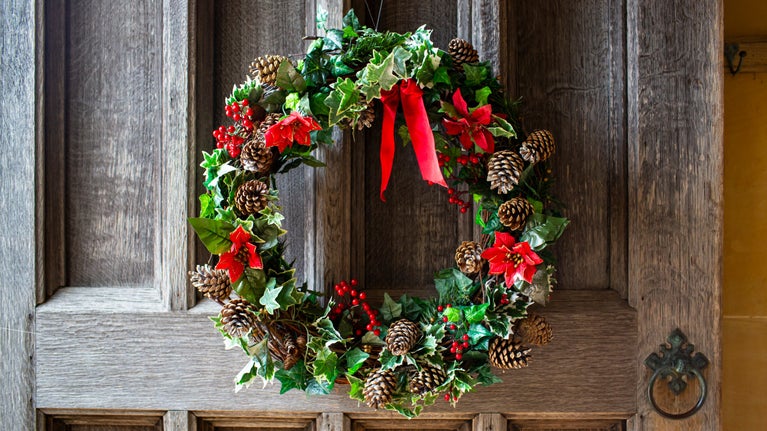 homemade christmas wreath