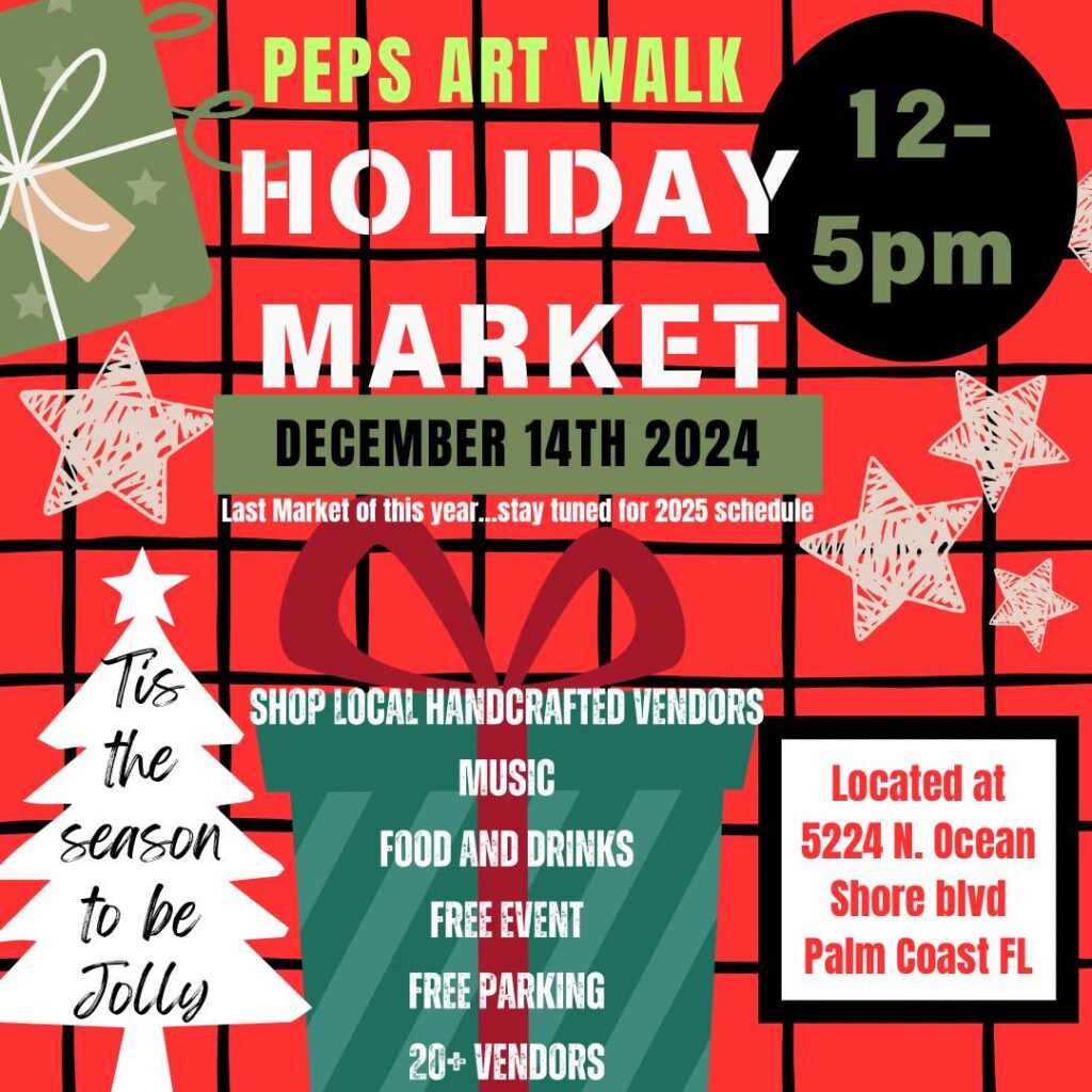 flagler fl, pep art walk dec